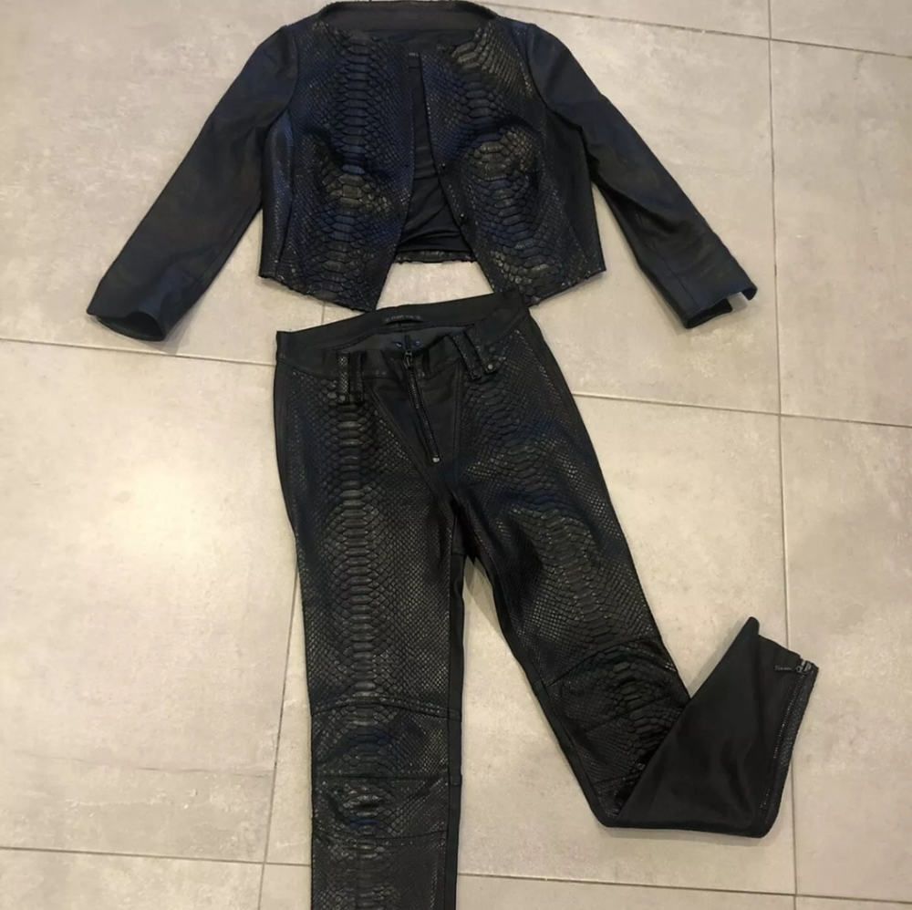 Plein sud python leather set - Picture 2 of 11